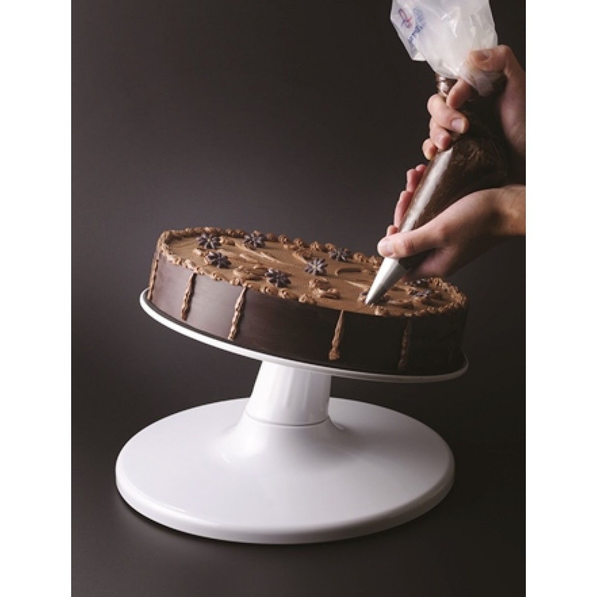Ohuhu tournant plateau en alliage d'aluminium, table tournante pour gâteau 30,5 cm, cadeau pour amateurs de pâtisserie